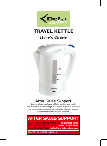 Manual Delta KR-318 Kettle