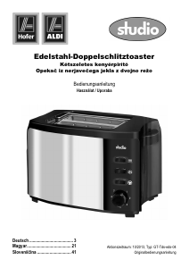 Bedienungsanleitung Studio GT-Tds-eds-04 Toaster
