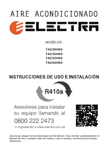 Manual de uso Electra TAC52HK9 Aire acondicionado