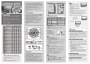 Handleiding Echowell GC_120 Dartboard