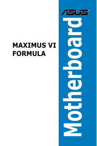 Handleiding Asus MAXIMUS VI FORMULA Moederbord