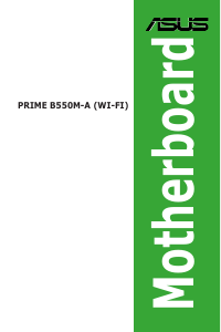 説明書 エイスース PRIME B550M-A (WI-FI) マザーボード