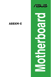 Manual Asus A88XM-E Motherboard