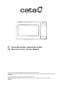 Manual Cata MC 25 GTC WH Microwave