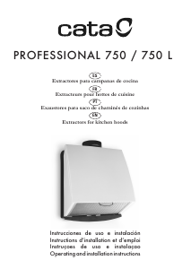 Handleiding Cata Professional 750L Afzuigkap