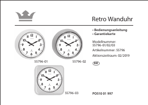 Bedienungsanleitung Sempre 55796 Uhr
