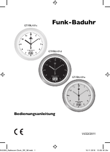 Bedienungsanleitung Sempre GT-FBU-01e Uhr