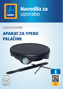 Priročnik Kitchenware GT-CPM-02 Naprava za peko palačink