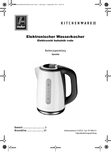 Priročnik Kitchenware GT-WKe-01 Čajnik