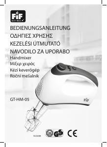 Bedienungsanleitung FiF GT-HM-05 Handmixer