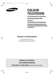 Bruksanvisning Samsung CS-14F2Z TV