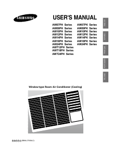 Bruksanvisning Samsung AW09PKB Luftkonditionering