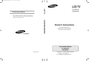 Handleiding Samsung LE20S51B LCD televisie