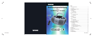 Bedienungsanleitung TERRIS RCD 231 Stereoanlage