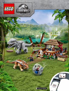 Manuale Lego set 75941 Jurassic World Indominus Rex contro Ankylosaurus​