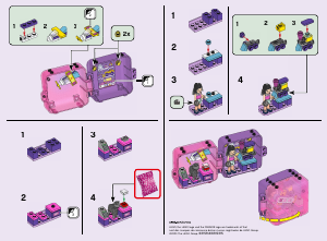 Käyttöohje Lego set 41409 Friends Emman kauppaleikkikuutio