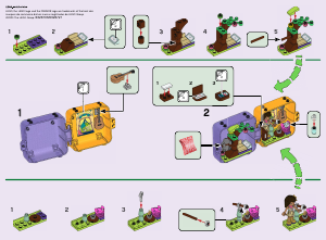 Mode d’emploi Lego set 41434 Friends Le cube de jeu de la jungle dAndréa