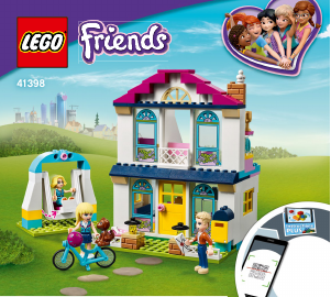 Käyttöohje Lego set 41398 Friends 4+ Stephanien talo