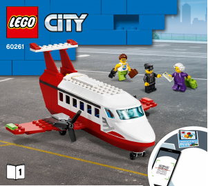 Manual Lego set 60261 City Aeroport central