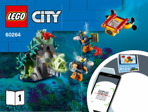 Vadovas Lego set 60264 City Vandenyno tyrimų povandeninis laivas