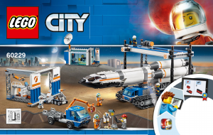 Manual Lego set 60229 City Rocket assembly & transport