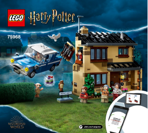 Használati útmutató Lego set 75968 Harry Potter Privet Drive 4.