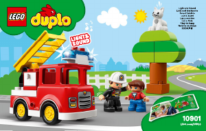 Manual Lego set 10901 Duplo Fire engine