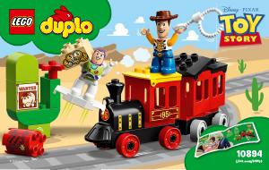 Manual Lego set 10894 Duplo Toy Story train
