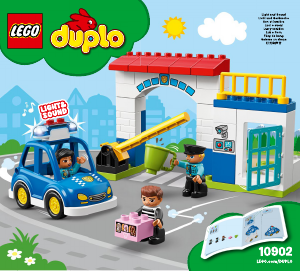 Manual de uso Lego set 10902 Duplo Comisaría de Policía