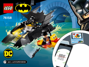 Manual de uso Lego set 76158 Super Heroes ¡Caza del Pingüino en la Batlancha!
