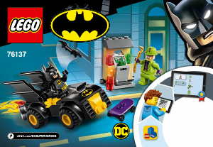 Manual Lego set 76137 Super Heroes Batman vs. The Riddler robbery