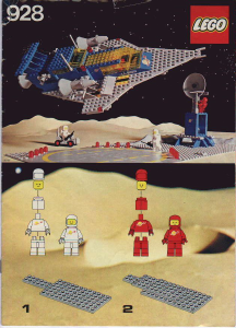 Bedienungsanleitung Lego set 928 Space Galaxis Raumschiff