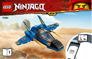 Handleiding Lego set 71703 Ninjago Storm Fighter gevecht