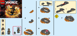Instrukcja Lego set 70685 Ninjago Wybuch Spinjitzu - Cole