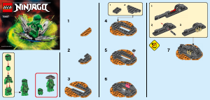 Mode d’emploi Lego set 70687 Ninjago Spinjitzu Attack - Lloyd