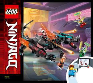 Käyttöohje Lego set 71713 Ninjago Keisarin lohikäärme