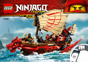Handleiding Lego set 71705 Ninjago Destiny's Bounty