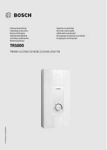 Kullanım kılavuzu Bosch TR5000 24/27 EB Buhar kazanı