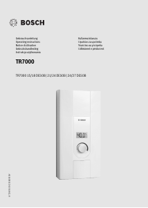 Kullanım kılavuzu Bosch TR7000 15/18 DESOB Buhar kazanı