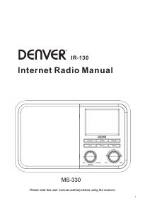 Handleiding Denver IR-130 Radio