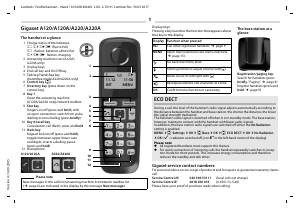 Manual Gigaset A220A Wireless Phone