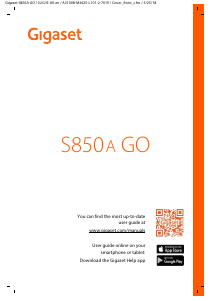 Manual Gigaset S850A GO IP Phone