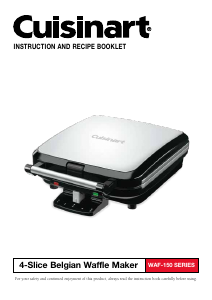 Bruksanvisning Cuisinart WAF-150 Våffeljärn
