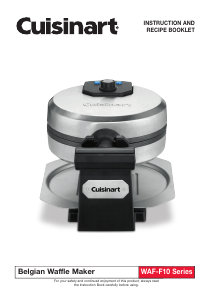 Bruksanvisning Cuisinart WAF-F10 Våffeljärn