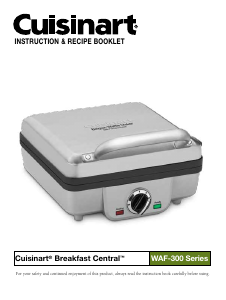 Bruksanvisning Cuisinart WAF-300 Våffeljärn