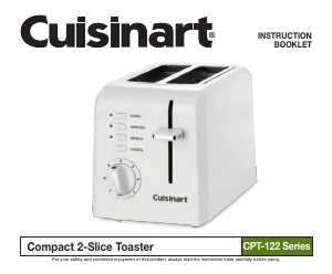 Manual Cuisinart CPT-122 Toaster