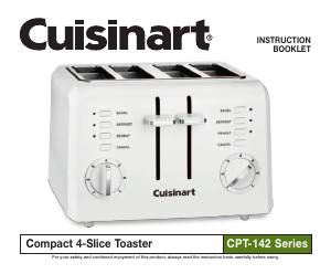 Handleiding Cuisinart CPT-142 Broodrooster