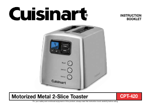 Manual Cuisinart CPT-420 Toaster