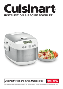 Manual de uso Cuisinart FRC-1000 Arrocera