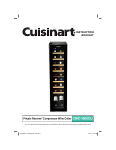 Manual Cuisinart CWC-1800CU Wine Cabinet